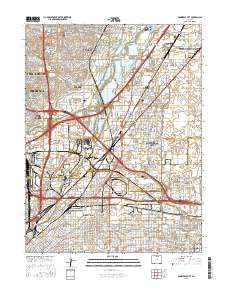 Commerce City 2016 topographic map thumbnail