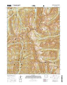 Cumberland Pass 2016 topographic map thumbnail