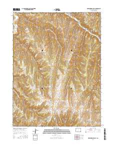 Greasewood Gulch 2016 topographic map thumbnail