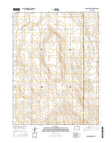 Greasewood Lake 2016 topographic map thumbnail