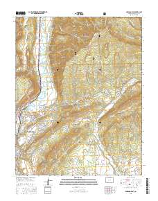 Durango East 2016 topographic map thumbnail