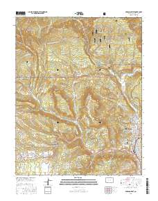 Durango West 2016 topographic map thumbnail