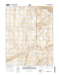 Durkee Creek SE 2016 topographic map thumbnail