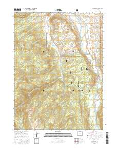 Glendevey 2016 topographic map thumbnail