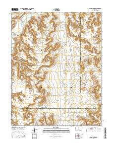 Corbin Canyon 2016 topographic map thumbnail