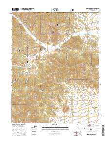 Graveyard Gulch 2016 topographic map thumbnail
