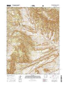 Creager Reservoir 2016 topographic map thumbnail