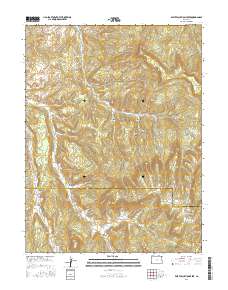 East Evacuation Creek 2016 topographic map thumbnail