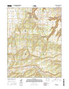 Glade Park 2016 topographic map thumbnail