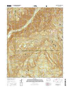 Granite Peak 2016 topographic map thumbnail