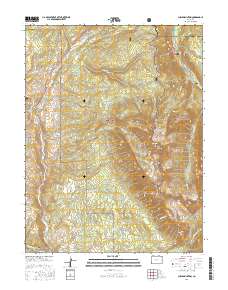 Chair Mountain 2016 topographic map thumbnail