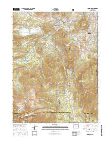 Longs Peak 2016 topographic map thumbnail