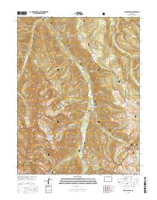 Hayden Peak 2016 topographic map thumbnail