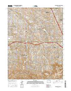 Highlands Ranch 2016 topographic map thumbnail