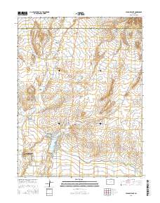 Highline Lake 2016 topographic map thumbnail