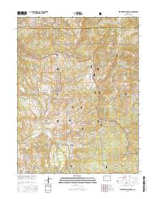 Hightower Mountain 2016 topographic map thumbnail