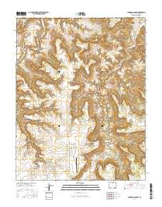Johnson Canyon 2016 topographic map thumbnail