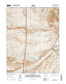 Huerfano Butte 2016 topographic map thumbnail