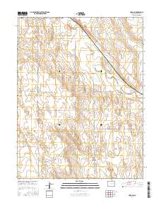 Hugo SW 2016 topographic map thumbnail