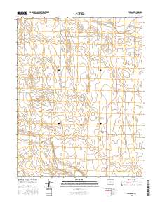 Lewis Lake 2016 topographic map thumbnail