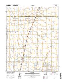 La Jara 2016 topographic map thumbnail