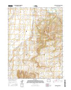 Juniper Mountain 2016 topographic map thumbnail