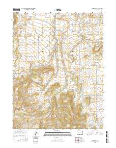 Hunter Mesa 2016 topographic map thumbnail