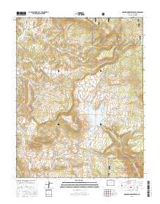 Groundhog Reservoir 2016 topographic map thumbnail