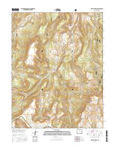 Mesa Mountain 2016 topographic map thumbnail