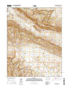 Hamm Canyon 2016 topographic map thumbnail