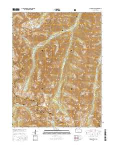 Maroon Bells 2016 topographic map thumbnail