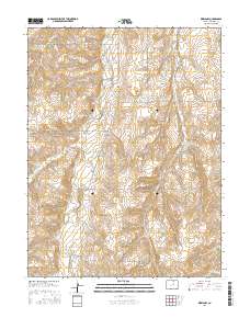 Kiowa NW 2016 topographic map thumbnail