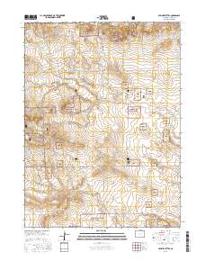 Pawnee Buttes 2016 topographic map thumbnail