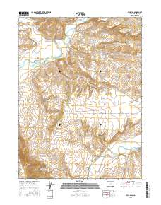 Peck Mesa 2016 topographic map thumbnail