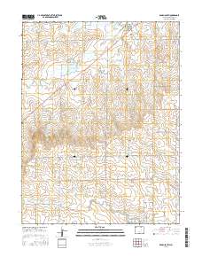 Ramah South 2016 topographic map thumbnail