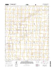 Moore Draw NE 2016 topographic map thumbnail
