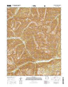 Redcloud Peak 2016 topographic map thumbnail