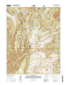 Oakbrush Ridge 2016 topographic map thumbnail