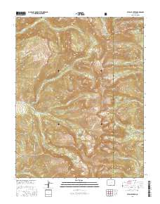 El Valle Creek 2016 topographic map thumbnail