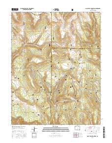 Pool Table Mountain 2016 topographic map thumbnail