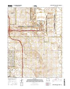 Denver International Airport 2016 topographic map thumbnail