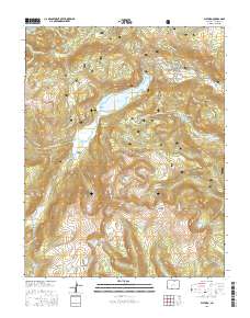 Platoro 2016 topographic map thumbnail