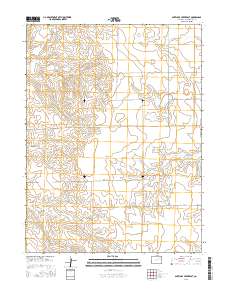 Antelope Creek East 2016 topographic map thumbnail