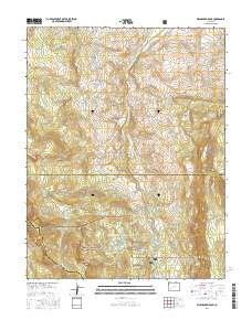 Washboard Rock 2016 topographic map thumbnail
