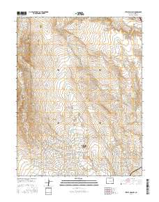 Steele Hollow 2016 topographic map thumbnail