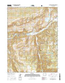 Big Beaver Reservoir 2016 topographic map thumbnail