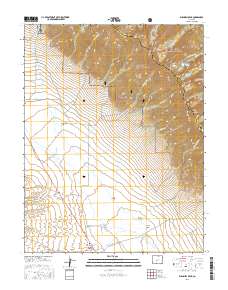 Bushnell Peak 2016 topographic map thumbnail