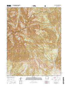 Blanca Peak 2016 topographic map thumbnail