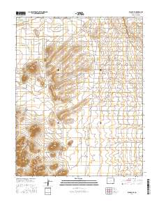 Blanca SE 2016 topographic map thumbnail