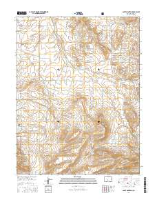 Agate Mountain 2016 topographic map thumbnail